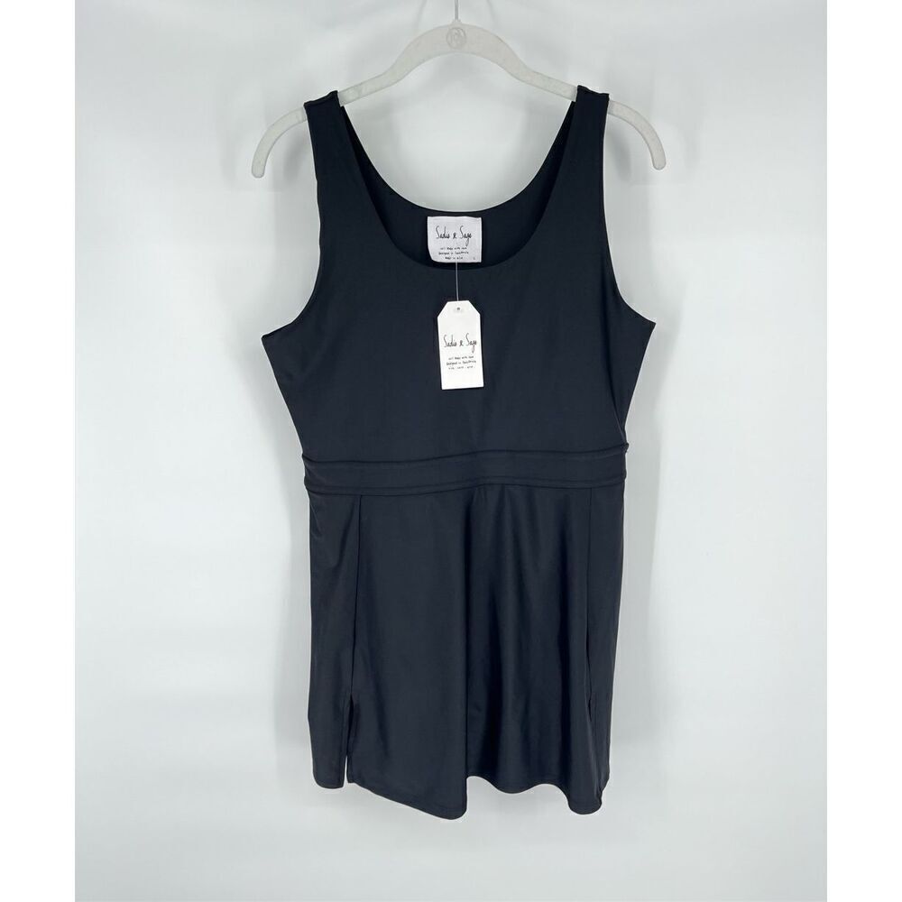 NEW Anthropologie Sadie & Sage Sleeveless Tennis Mini Skort Dress Size Large